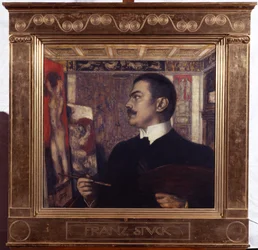Autoportrait au chevalet