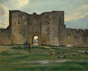 Porte de la Reine à Aigues-Mortes, 1867