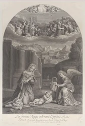 La Vierge Marie adorant l