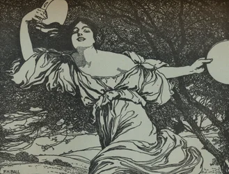 Bacchante, début 20ème siècle 1914-1915