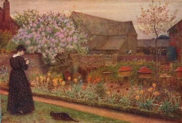 Le vieux jardin de ferme, 1871.
