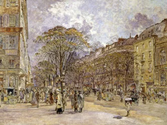 Le boulevard des Italiens, Paris