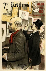 7e Exposition du Salon des 100 Décembre 1894 Affiche, 1894