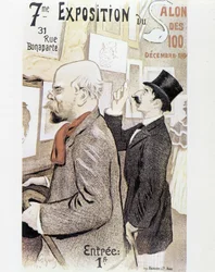 Verlaine - affiche pour le salon de peinture, vers 1894