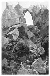 Arche Carlotta, grottes de Jenolan, Nouvelle-Galles du Sud, Australie, 1886