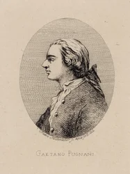 Portrait du violoniste et compositeur Gaetano Pugnani 1731-1798, 1842