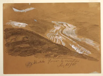 Dessin, glacier d