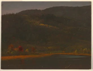 Dessin, paysage d