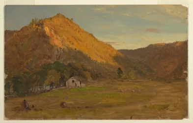 Dessin, paysage d