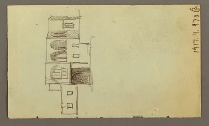 Dessin, garçon avec turban, peut-être 1868