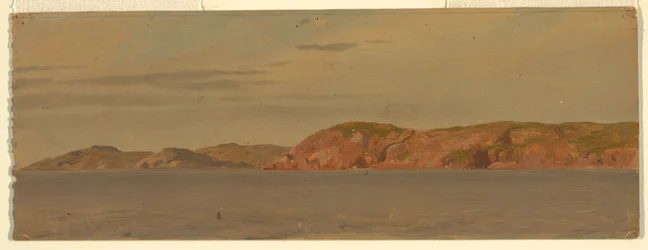 Dessin, Brimstone Head, île Fago, Terre-Neuve, 1859