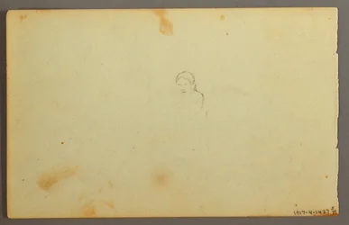 Dessin, large vallée avec des fermes, 1844