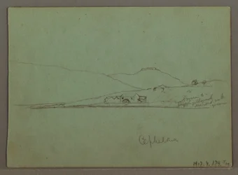 Dessin, Céphalonie, Grèce, avril 1869