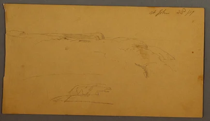 Dessin, Cliffs, 1859