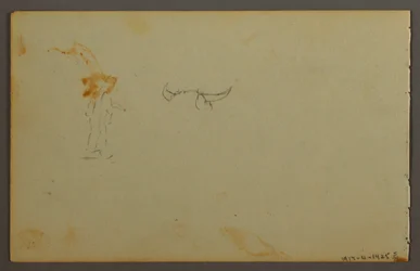 Dessin, Étude de nuages, 1844