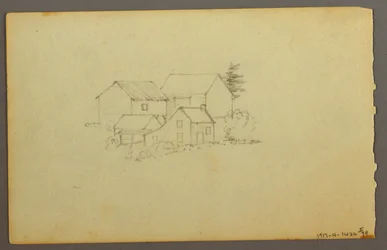 Dessin, Étude de nuages, 1844