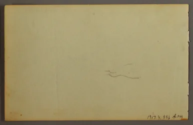 Dessin, étude de nuages, 1844