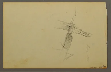 Dessin, Étude de nuages, versant d