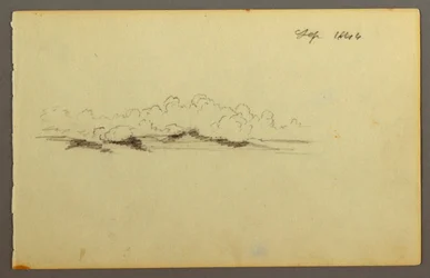 Dessin, nuages, 1844