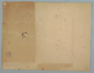 Dessin, détails de têtes d