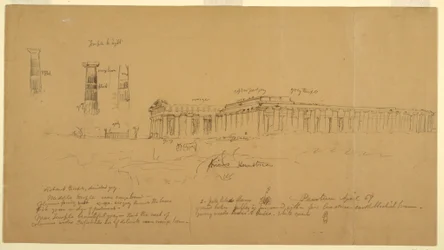 Dessin, Temples grecs doriques d