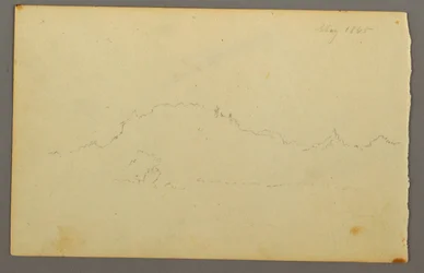 Dessin, Bordure de bois, 1844