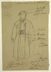 Dessin, Effendi Gentleman, 1868