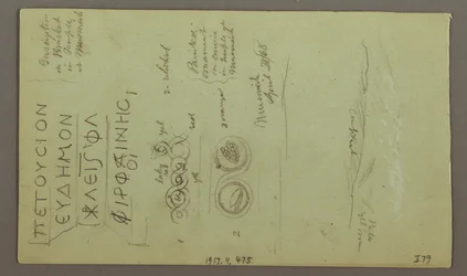 Dessin, façade du Parrelorium, 28 avril 1868