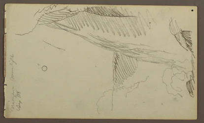 Dessin, Chutes au clair de lune, 1858