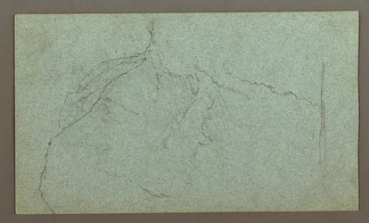 Dessin, chutes, peut-être 1868
