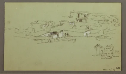 Dessin, Flat Rocky Hill, 4 mai 1868
