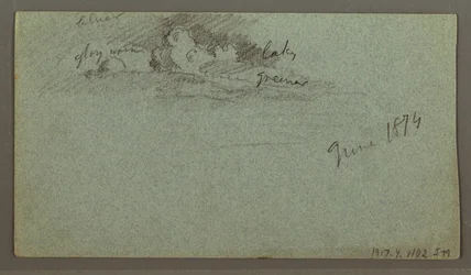Dessin, Iceberg flottant, peut-être juin 1874