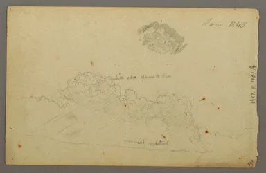 Dessin, chaînes de montagnes, 1844