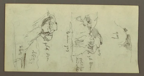 Dessin, sommets et pentes, peut-être 1868