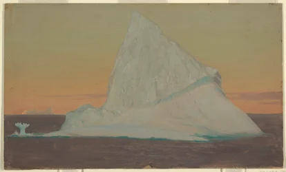 Dessin, Iceberg et fleur de glace, juin ou juillet 1859