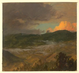 Dessin, paysage, 1865