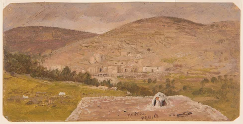 Dessin, paysage, 1865
