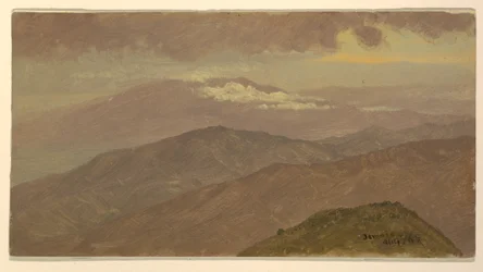 Dessin, paysage, août 1865