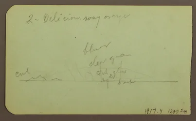 Dessin, Paysage "près de Lagos" ; Verso : Paysage, 1883