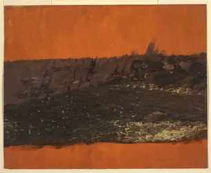 Dessin, côte du Maine, vers 1850