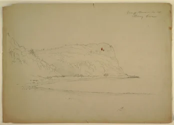 Dessin, "La grotte du singe", 1851