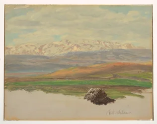 Dessin, Mont-Liban, mai 1868