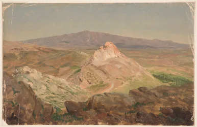 Dessin, Mont Pentélique, avril 1869