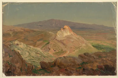 Dessin, Mont Pentélique, avril 1869