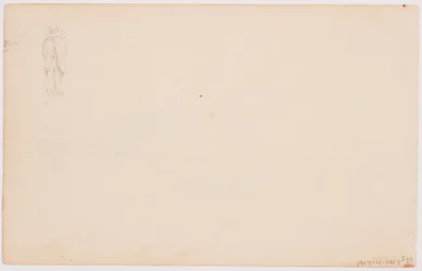 Dessin, paysage de montagne au coucher du soleil, 1865