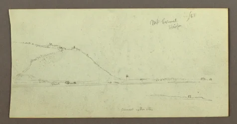 Dessin, Montagne surplombant l