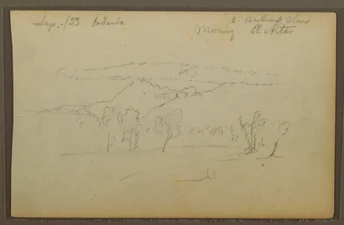 Dessin, Mt. Altar, Riobama, Équateur, septembre 1853