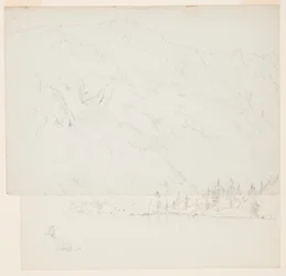 Dessin, mont Katadhin, Maine, 1870-78