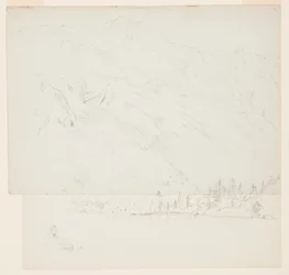 Dessin, Mt. Katahdin, Maine, 1870-78