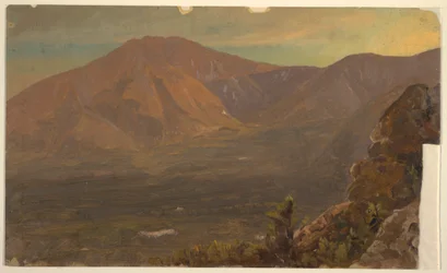 Dessin, le mont Katahdin et Turner, 1860-78